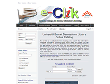 Tablet Screenshot of eclik.ubd.edu.bn